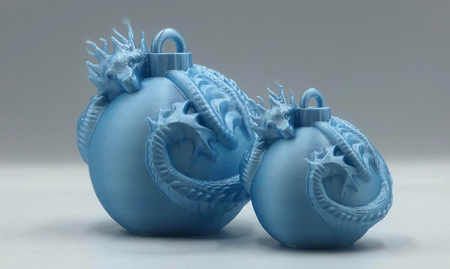 Luxury Dragon Christmas Baubles