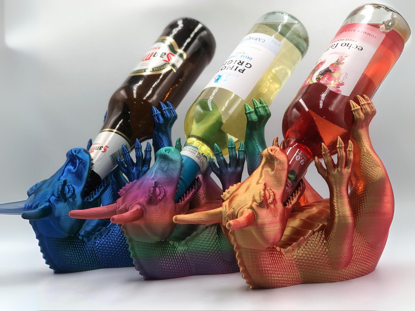 3D printed Dragon bottle holder