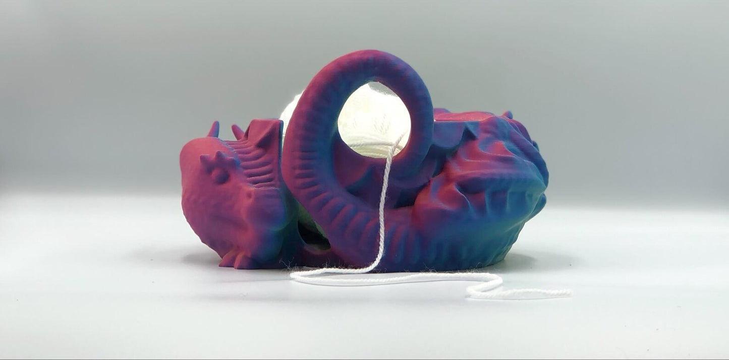 3D printed dragon wool bowl