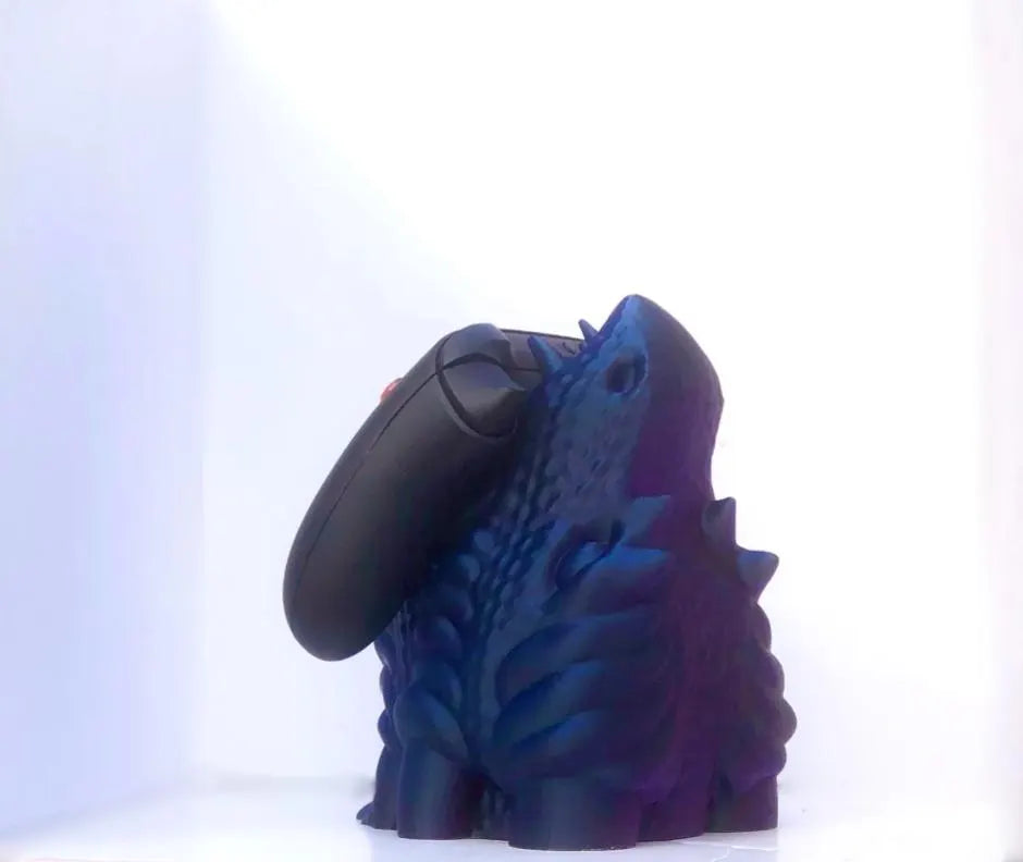 3D printed dragon head controller holder